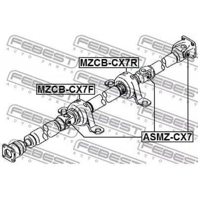 Подшипник FEBEST MZCB-CX7F Подшипник FEBEST MZCB-CX7F