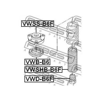 Подшипник FEBEST VWB-B6 Подшипник FEBEST VWB-B6