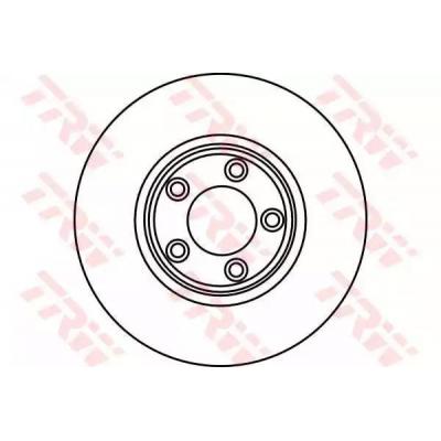 Тормозной диск TRW DF4106 Тормозной диск TRW DF4106