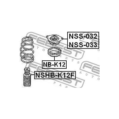 Подвеска FEBEST NSS-032 Подвеска FEBEST NSS-032