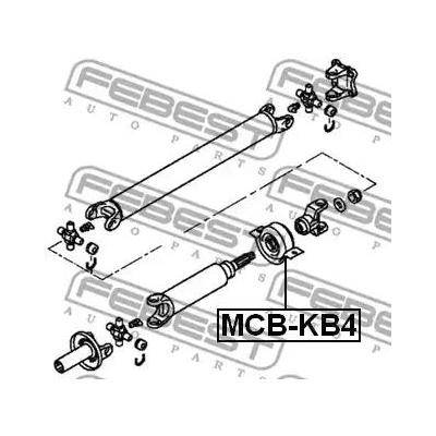 Подшипник FEBEST MCB-KB4 Подшипник FEBEST MCB-KB4