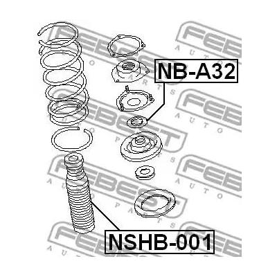 Защитный колпак / пыльник FEBEST NSHB-001 Защитный колпак / пыльник FEBEST NSHB-001