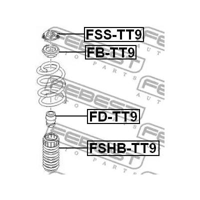 Подвеска FEBEST FSS-TT9 Подвеска FEBEST FSS-TT9