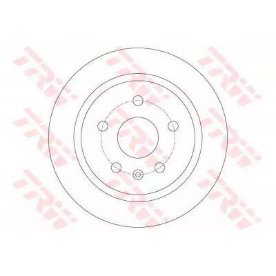 Тормозной диск TRW DF6312 Тормозной диск TRW DF6312