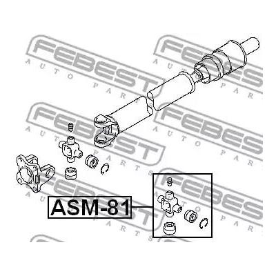 Шарнир FEBEST ASM-81 Шарнир FEBEST ASM-81