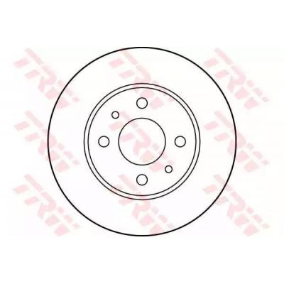 Тормозной диск TRW DF1745 Тормозной диск TRW DF1745