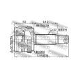 Шарнирный комплект FEBEST 1210-IX35A48R