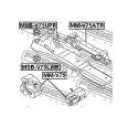 Подвеска FEBEST MSB-V75UPR