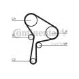 Комплект водяного насоса / зубчатого ремня CONTITECH CT1025WP2