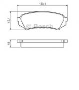 Комплект тормозных колодок BOSCH 0 986 424 641 Комплект тормозных колодок BOSCH 0 986 424 641
