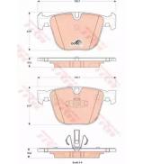 Комплект тормозных колодок TRW GDB1857 Комплект тормозных колодок TRW GDB1857