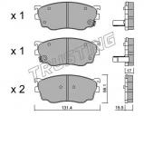 Комплект тормозных колодок TRUSTING 310.0 Комплект тормозных колодок TRUSTING 310.0