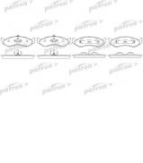 Комплект тормозных колодок PATRON PBP929 Комплект тормозных колодок PATRON PBP929