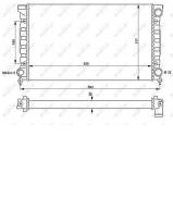 Теплообменник NRF 539501 Теплообменник NRF 539501