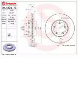 Тормозной диск BREMBO 09.A529.10 Тормозной диск BREMBO 09.A529.10
