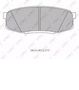 Комплект тормозных колодок LYNXauto BD-7581 Комплект тормозных колодок LYNXauto BD-7581