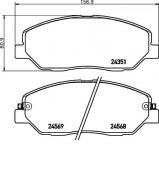 Комплект тормозных колодок NISSHINBO NP6030 Комплект тормозных колодок NISSHINBO NP6030