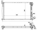 Теплообменник NRF 509601 Теплообменник NRF 509601