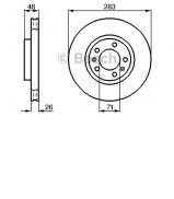 Тормозной диск BOSCH 0 986 478 125 Тормозной диск BOSCH 0 986 478 125