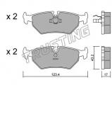 Комплект тормозных колодок TRUSTING 182.0 Комплект тормозных колодок TRUSTING 182.0