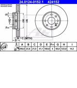 Тормозной диск ATE 24.0124-0152.1 Тормозной диск ATE 24.0124-0152.1