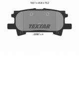 Комплект тормозных колодок TEXTAR 2396701 Комплект тормозных колодок TEXTAR 2396701