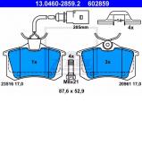 Комплект тормозных колодок ATE 13.0460-2859.2 Комплект тормозных колодок ATE 13.0460-2859.2