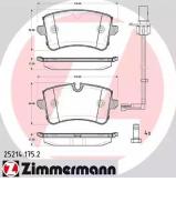 Комплект тормозных колодок ZIMMERMANN 25214.175.2 Комплект тормозных колодок ZIMMERMANN 25214.175.2
