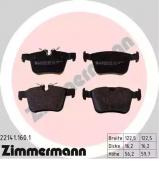 Комплект тормозных колодок ZIMMERMANN 22141.160.1 Комплект тормозных колодок ZIMMERMANN 22141.160.1