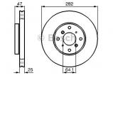 Тормозной диск BOSCH 0 986 478 982 Тормозной диск BOSCH 0 986 478 982