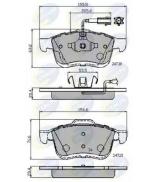 Комплект тормозных колодок COMLINE CBP12032 Комплект тормозных колодок COMLINE CBP12032