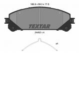 Комплект тормозных колодок TEXTAR 2445201 Комплект тормозных колодок TEXTAR 2445201