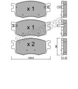 Комплект тормозных колодок TRUSTING 740.0 Комплект тормозных колодок TRUSTING 740.0
