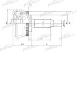Шарнирный комплект PATRON PCV3745 Шарнирный комплект PATRON PCV3745