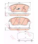 Комплект тормозных колодок TRW GDB3418 Комплект тормозных колодок TRW GDB3418