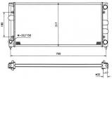 Теплообменник NRF 509506 Теплообменник NRF 509506