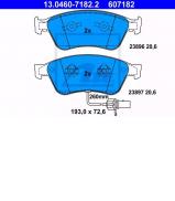 Комплект тормозных колодок ATE 13.0460-7182.2 Комплект тормозных колодок ATE 13.0460-7182.2