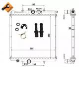 Теплообменник NRF 509523 Теплообменник NRF 509523
