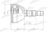 Шарнирный комплект PATRON PCV1613 Шарнирный комплект PATRON PCV1613