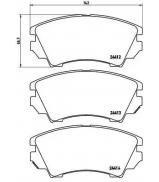Комплект тормозных колодок BREMBO P 59 055 Комплект тормозных колодок BREMBO P 59 055