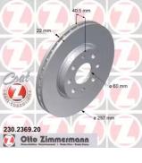 Тормозной диск ZIMMERMANN 230.2369.20 Тормозной диск ZIMMERMANN 230.2369.20