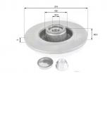Тормозной диск COMLINE ADC1560 Тормозной диск COMLINE ADC1560
