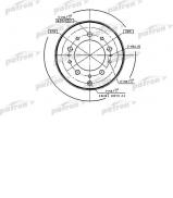 Тормозной диск PATRON PBD4483 Тормозной диск PATRON PBD4483