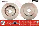 Тормозной диск TRW DF4493