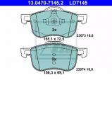 Комплект тормозных колодок ATE 13.0470-7145.2 Комплект тормозных колодок ATE 13.0470-7145.2