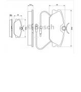 Комплект тормозных колодок BOSCH 0 986 469 191 Комплект тормозных колодок BOSCH 0 986 469 191