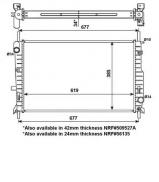 Теплообменник NRF 509527 Теплообменник NRF 509527
