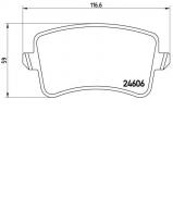 Комплект тормозных колодок BREMBO P 85 100 Комплект тормозных колодок BREMBO P 85 100