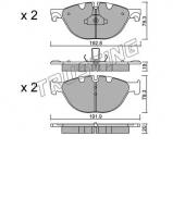 Комплект тормозных колодок TRUSTING 847.0 Комплект тормозных колодок TRUSTING 847.0