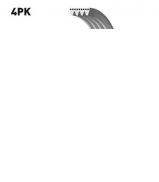 Ремень GATES 4PK898 Ремень GATES 4PK898